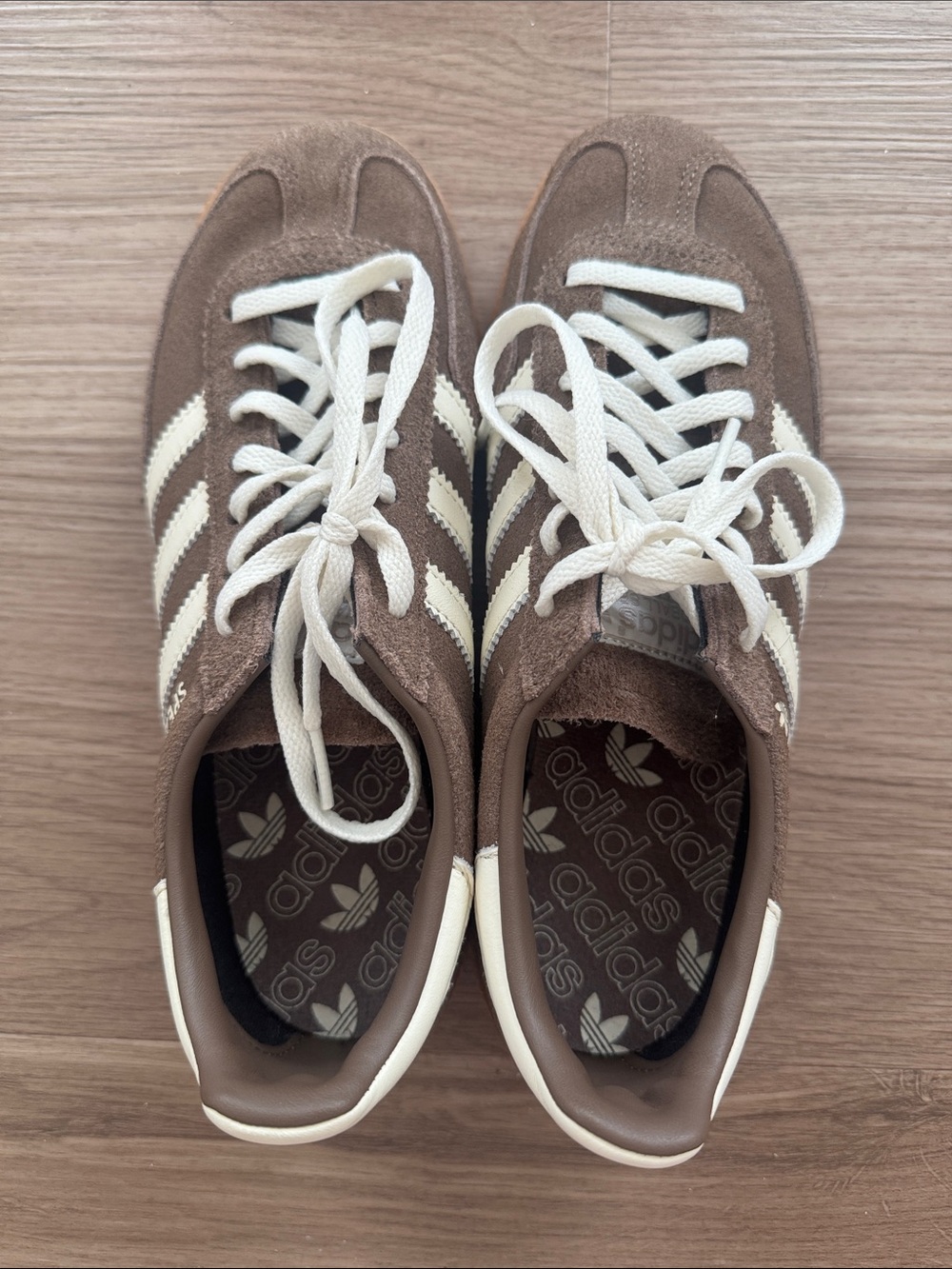 adidas Originals Spezial Suede Sneakers in Brown and White - Picture 4 of 6
